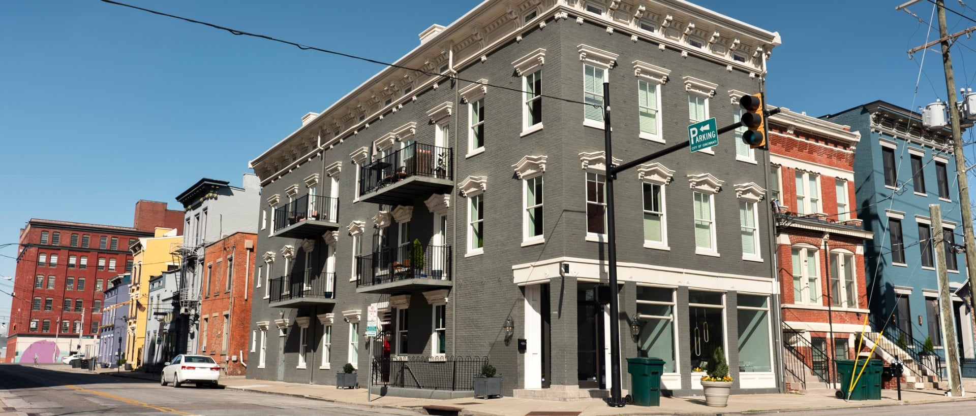 local neighborhood shot of cincinnati